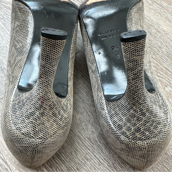 Yves Saint Laurent vintage snake pointy kitten heels, trendy shoes, fashion - Picture 4 of 14